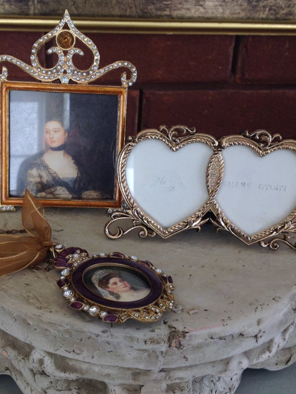 Three Vintage picture frames
